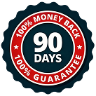 90 day guarantee badge